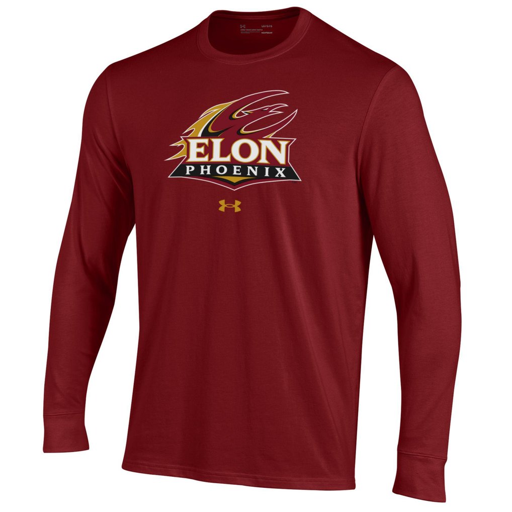 Elon Phoenix Under Armour Performance Long Sleeve T-Shirt - Maroon