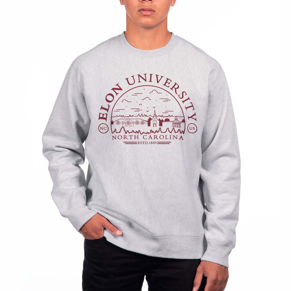 Elon Phoenix Uscape Apparel Premium Heavyweight Pullover Sweatshirt - Heather Gray