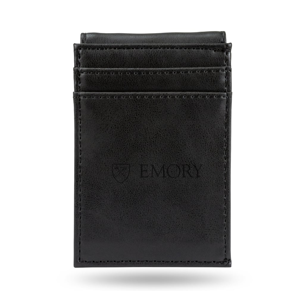 Emory Eagles Front Pocket Wallet - Black