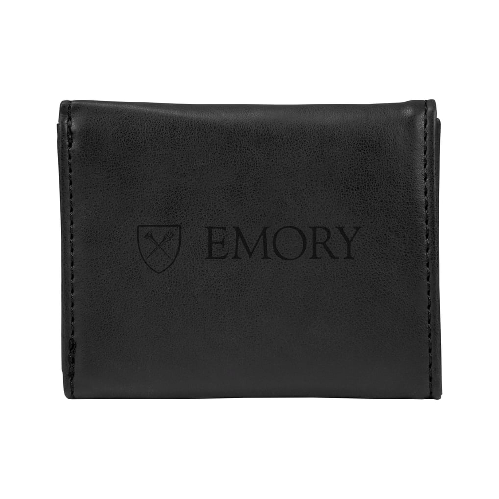 Emory Eagles Trifold Wallet - Black