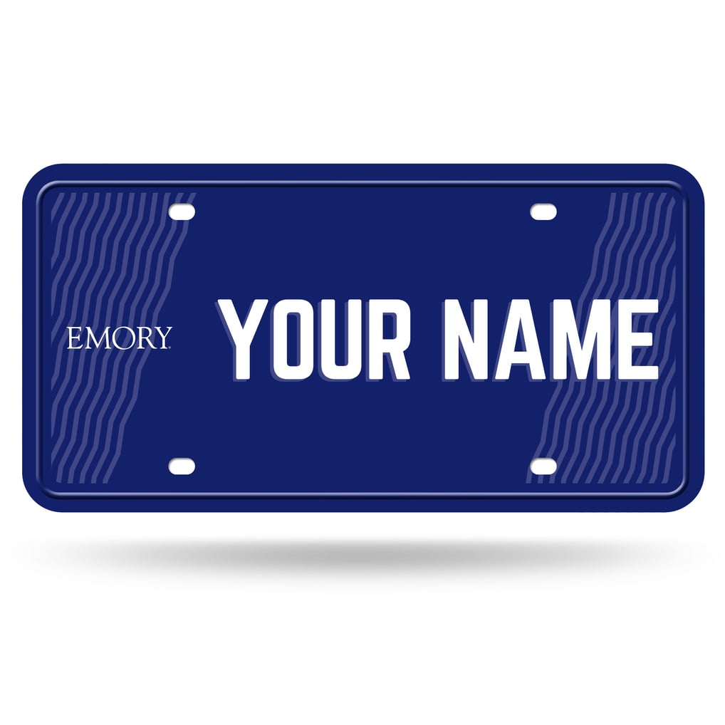 Emory Eagles 6" x 12" Personalized License Plate