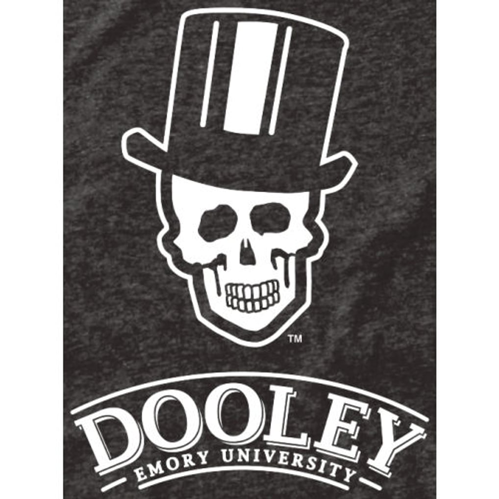 Emory Eagles Auxiliary Logo Tri-Blend T-Shirt - Black