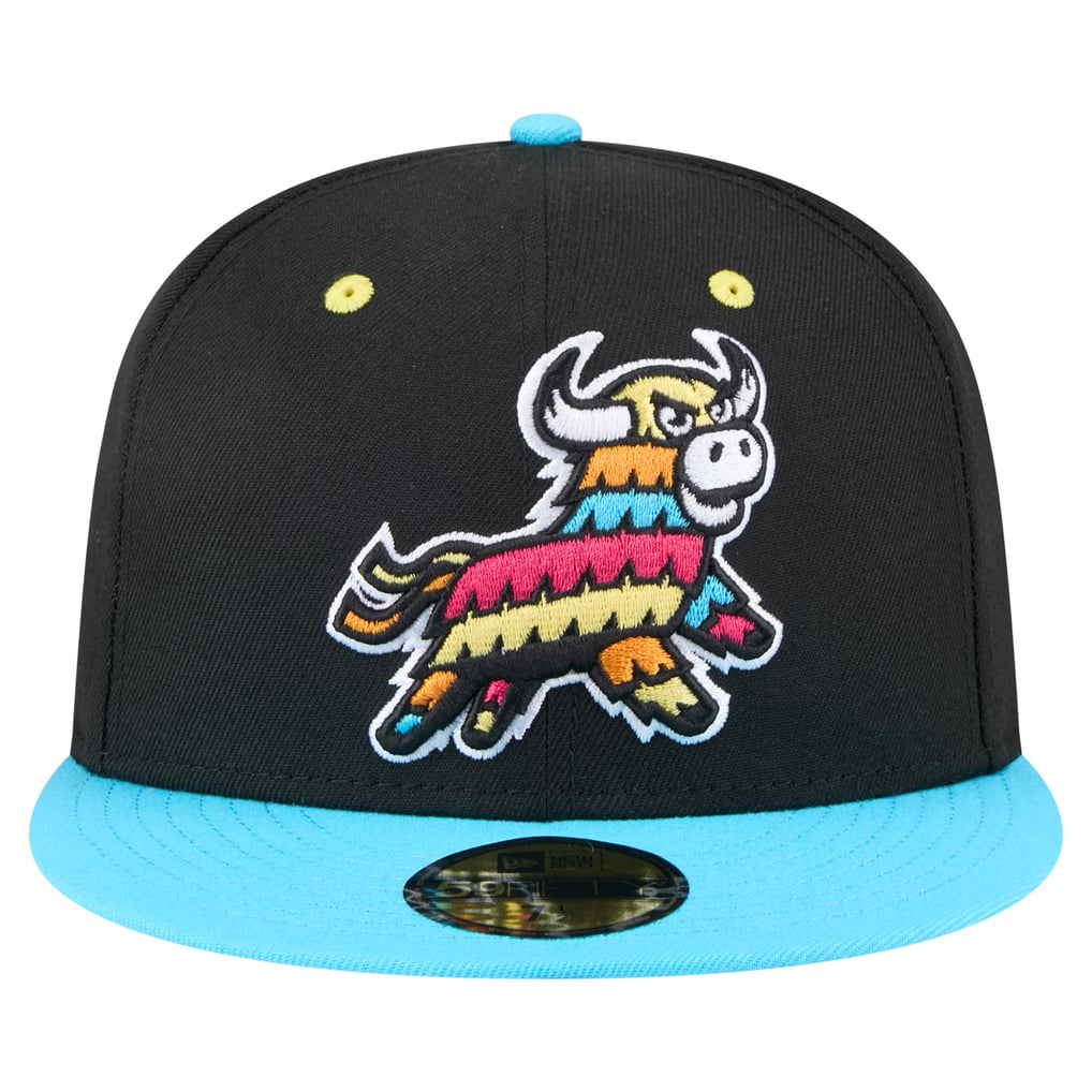Erie SeaWolves New Era Copa de la Diversión 59FIFTY Fitted Hat - Black/Aqua