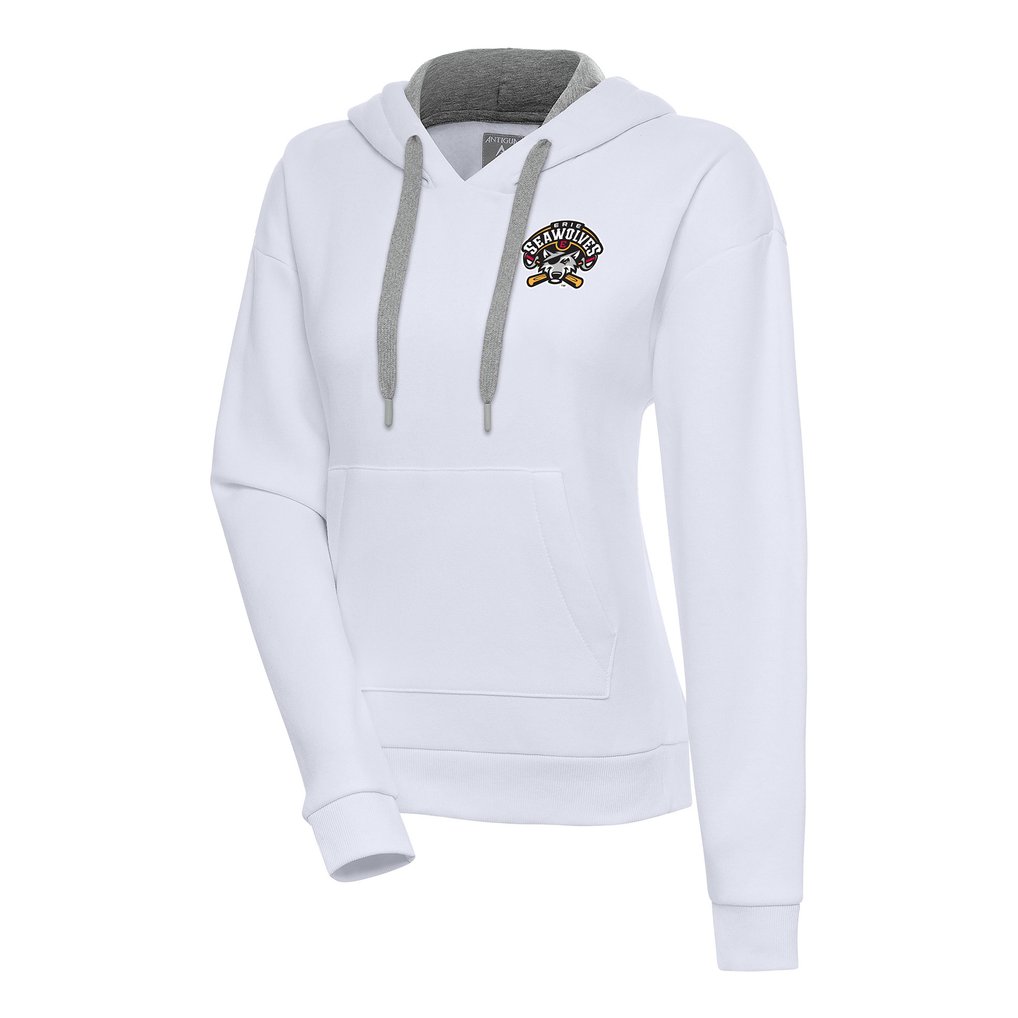  Erie SeaWolves Antigua Women's Victory Pullover Hoodie - White