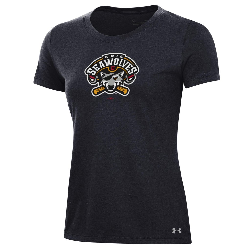 Erie SeaWolves Under Armour Women's Performance T-Shirt - Black