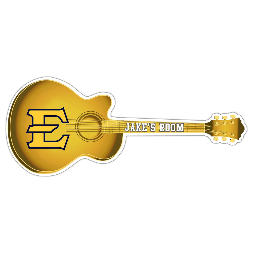 ETSU Buccaneers 24" Customizable Guitar Sign