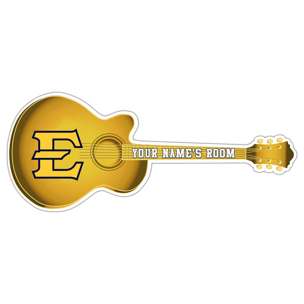 ETSU Buccaneers 24" Customizable Guitar Sign