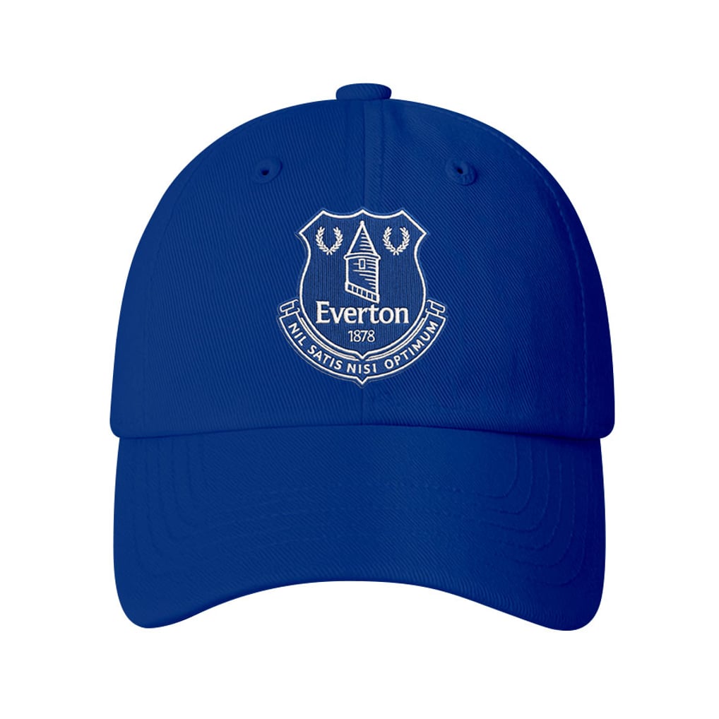  Everton 1863FC Retro Badge Crew Adjustable Hat - Blue