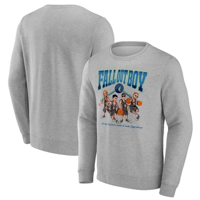 Fall Out Boy x Minnesota Timberwolves Fanatics So Much For (2our) Dust Fleece Pullover Sweatshirt - Gray