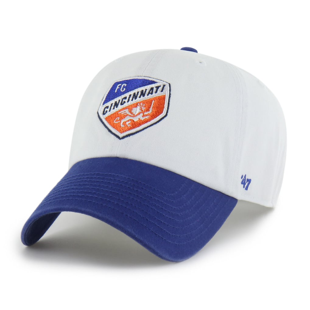  FC Cincinnati '47 Two-Tone Clean Up Adjustable Hat - White