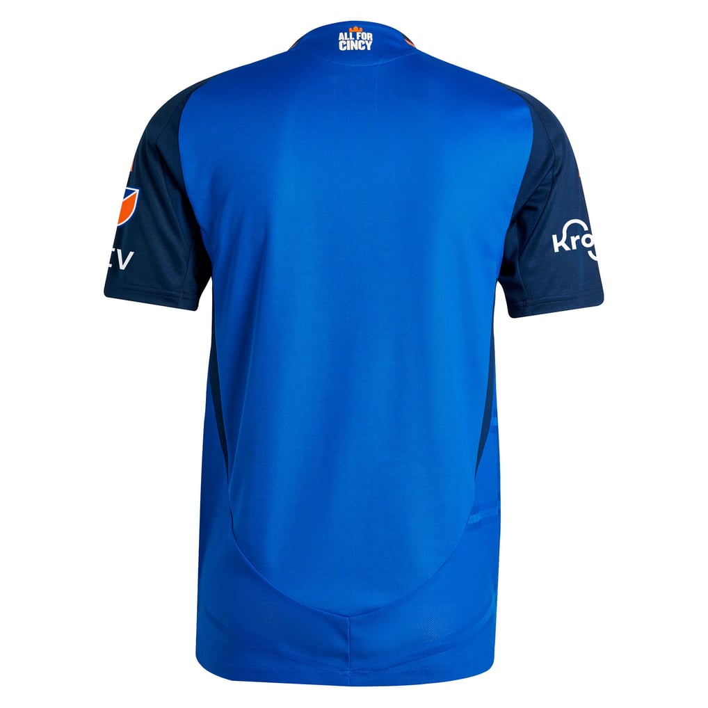  FC Cincinnati adidas 2025 Orange and Blue Legacy Kit Authentic Jersey - Blue