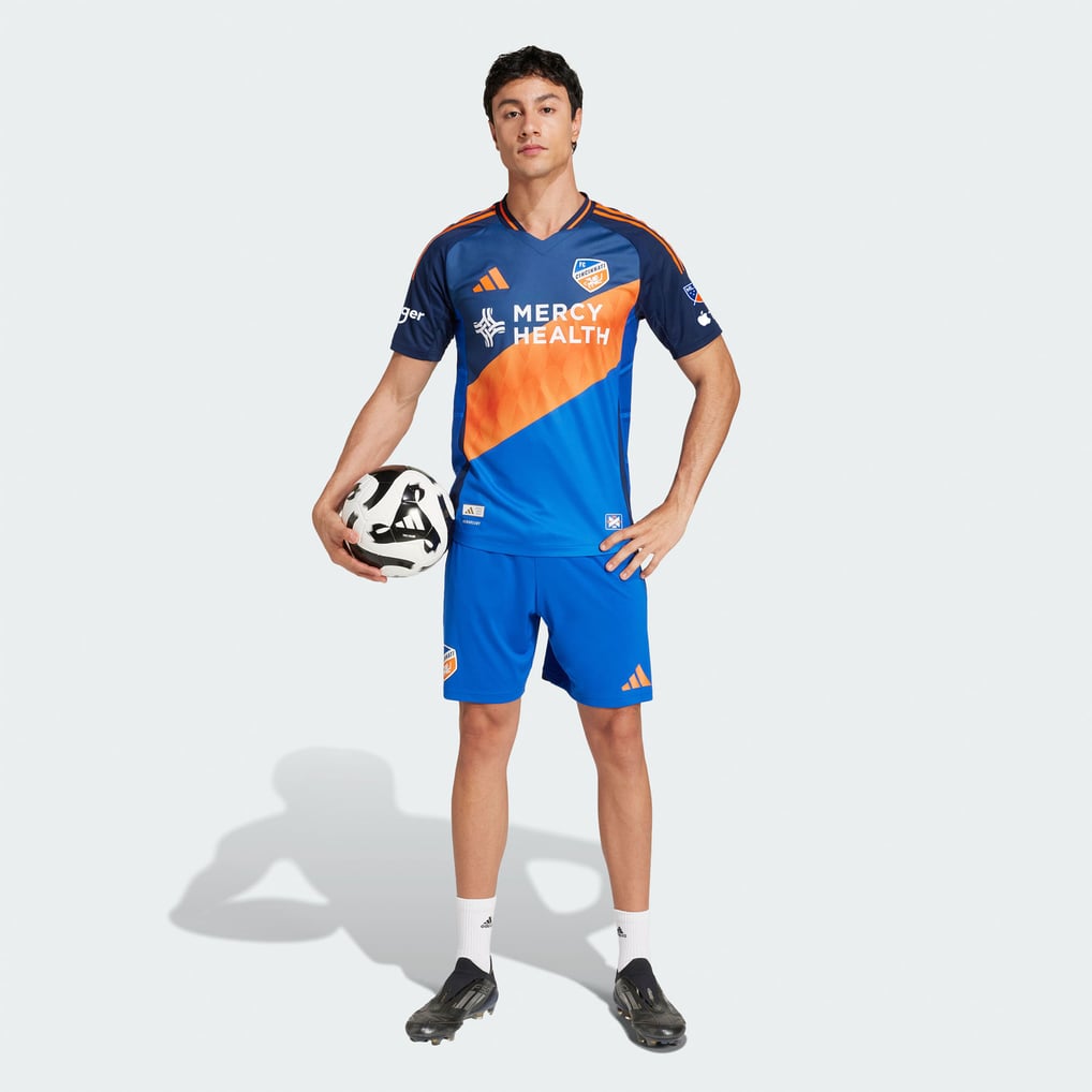  FC Cincinnati adidas 2025 Orange and Blue Legacy Kit Authentic Jersey - Blue