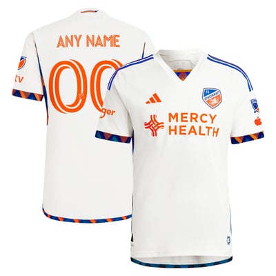  FC Cincinnati adidas 2024 The Canvas Kit Authentic Custom Jersey - White