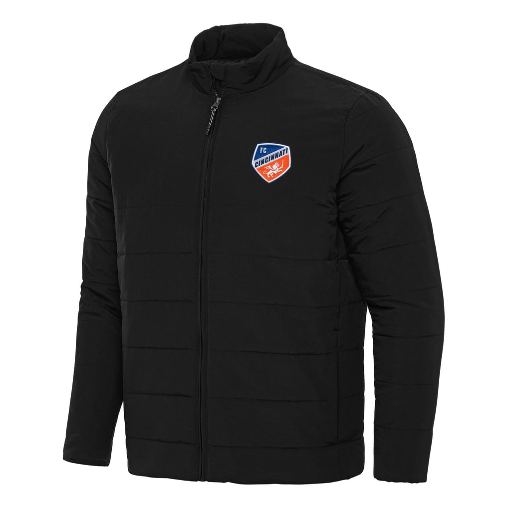 FC Cincinnati Antigua Swelter Full-Zip Jacket - Black