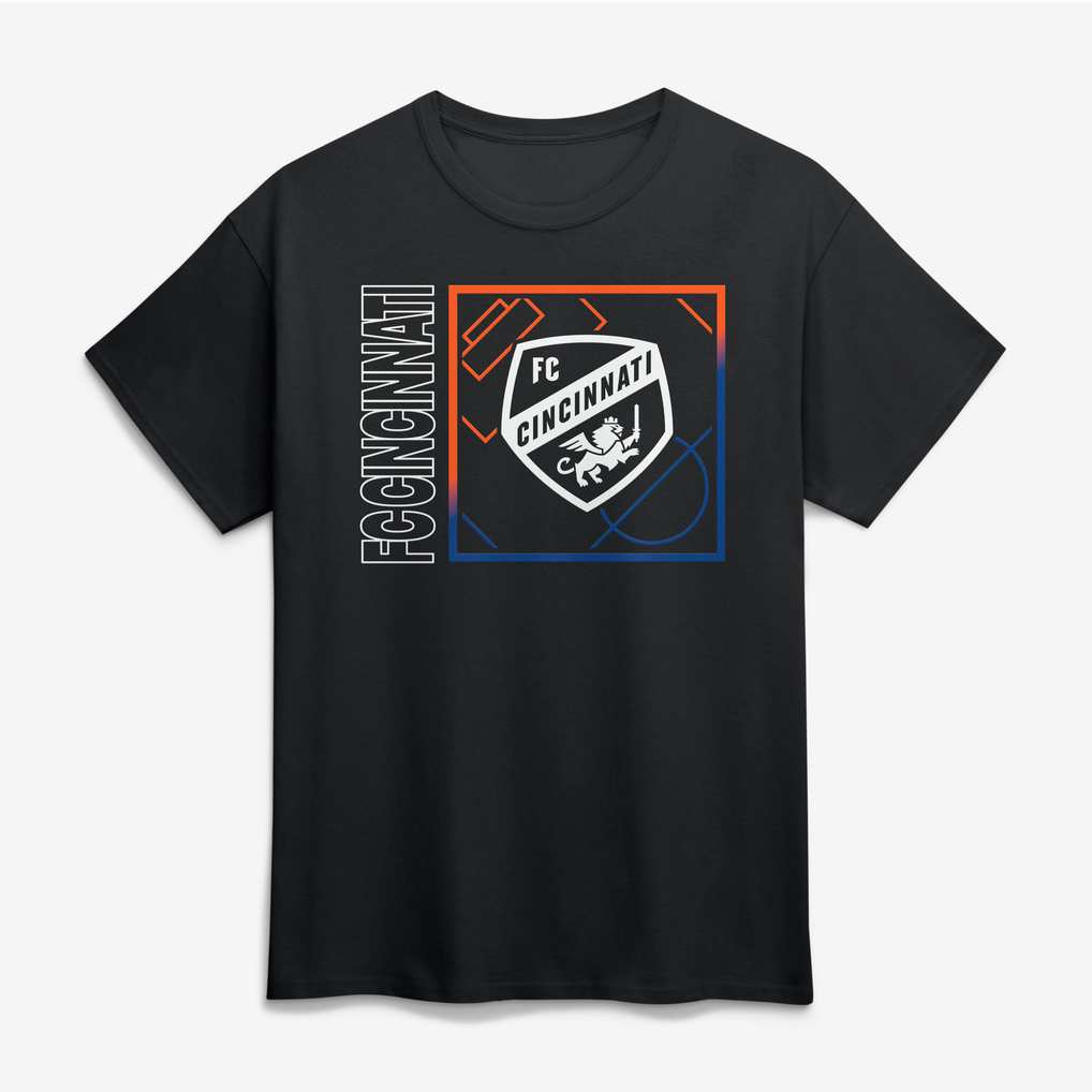 FC Cincinnati  Home Field Pop Personalized Name & Number T-Shirt - Black