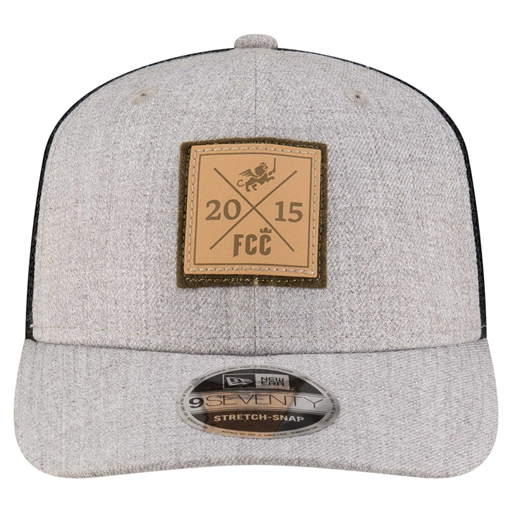 FC Cincinnati New Era 9SEVENTY Stretch-Snap Adjustable Hat - Heather Gray