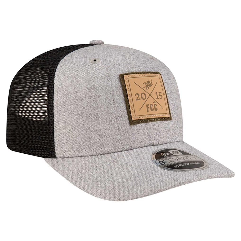 FC Cincinnati New Era 9SEVENTY Stretch-Snap Adjustable Hat - Heather Gray