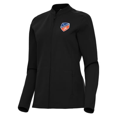 FC Cincinnati Antigua Women's Regard Full-Zip Jacket - Black