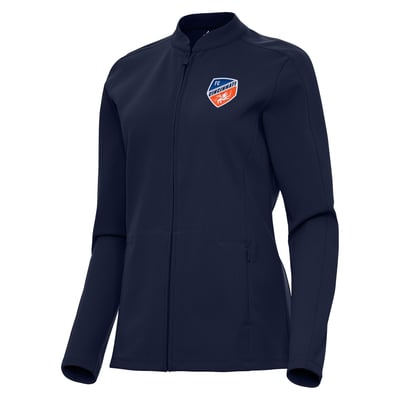 FC Cincinnati Antigua Women's Regard Full-Zip Jacket - Navy