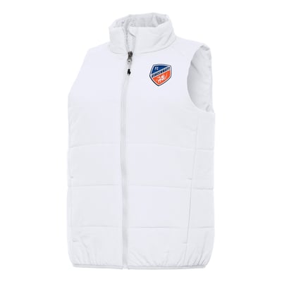 FC Cincinnati Antigua Women's Experience Full-Zip Vest - White