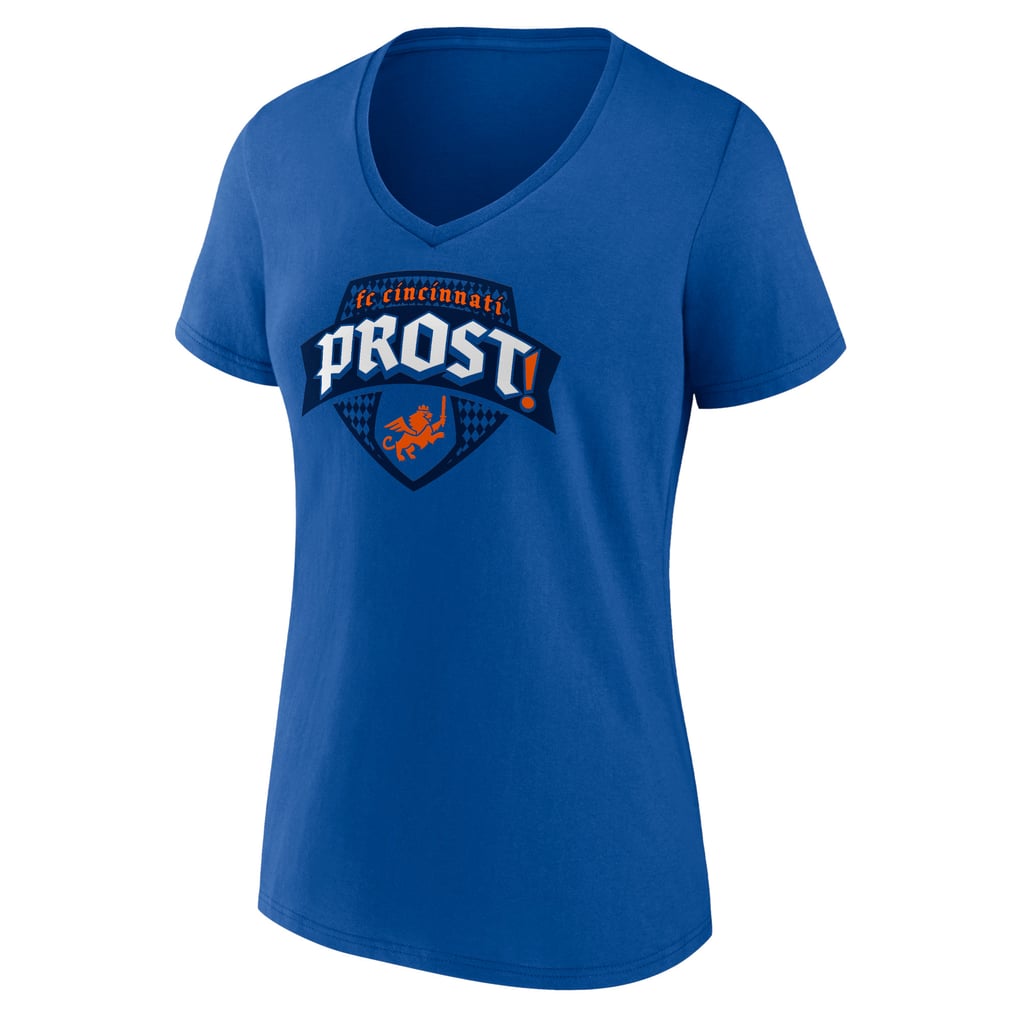 FC Cincinnati Women's Hometown Collection Team V-Neck T-Shirt - Blue