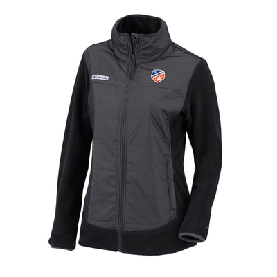 FC Cincinnati Columbia Women's Basin Butte Omni-Heat™ Full-Zip Jacket - Black