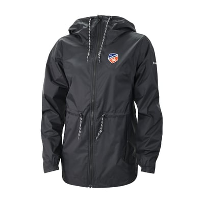 FC Cincinnati Columbia Women's Lily Park Full-Zip Rain Jacket - Black