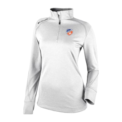 FC Cincinnati Columbia Women's Omni-Wick Shotgun 2.0 Quarter-Zip Pullover - White