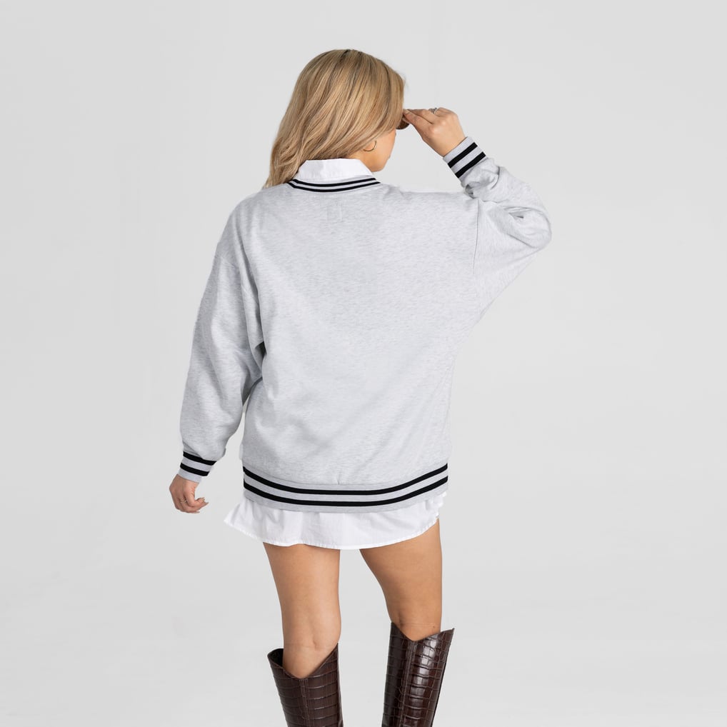  FC Cincinnati Gameday Couture Women's Easy Energy Sweatshirt - Ash