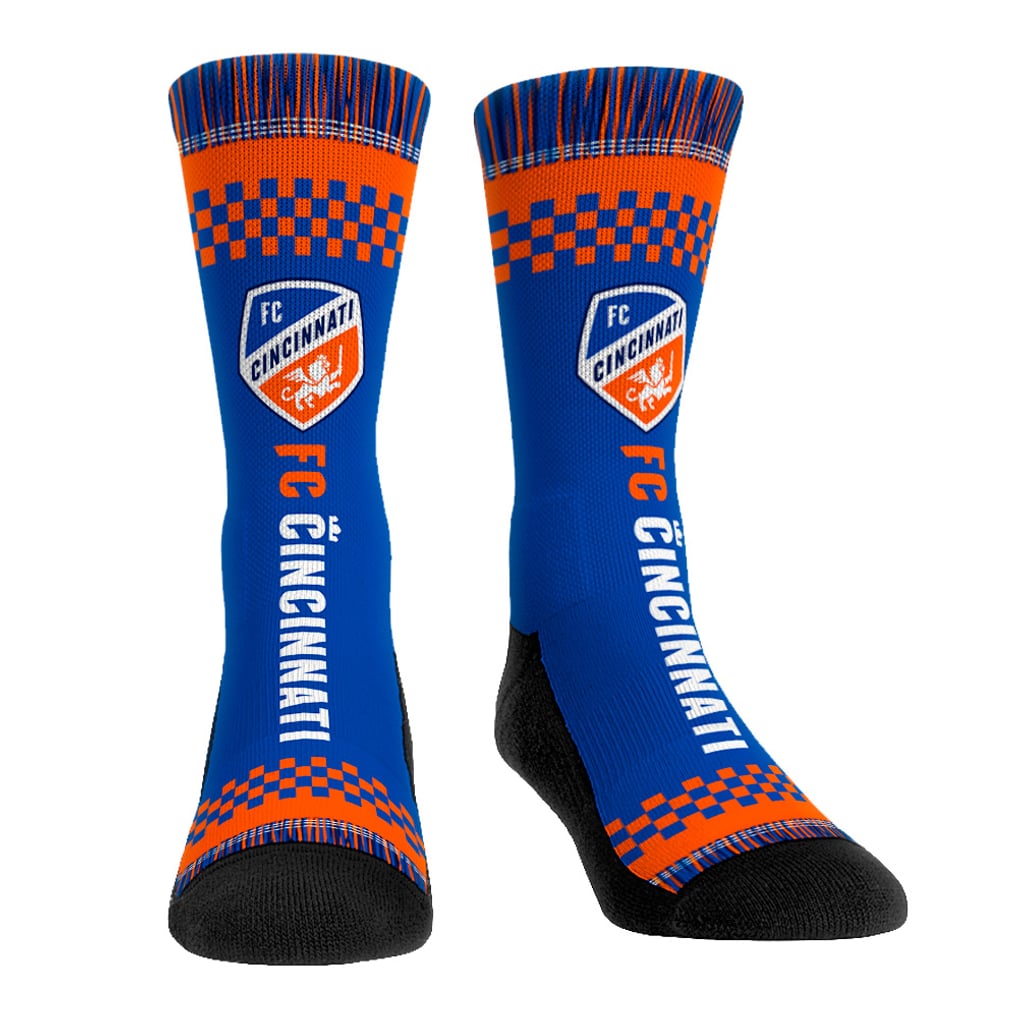 FC Cincinnati Rock Em Socks Youth Three-Pack Crew Socks Set