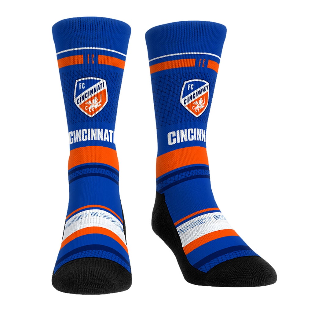 FC Cincinnati Rock Em Socks Youth Three-Pack Crew Socks Set