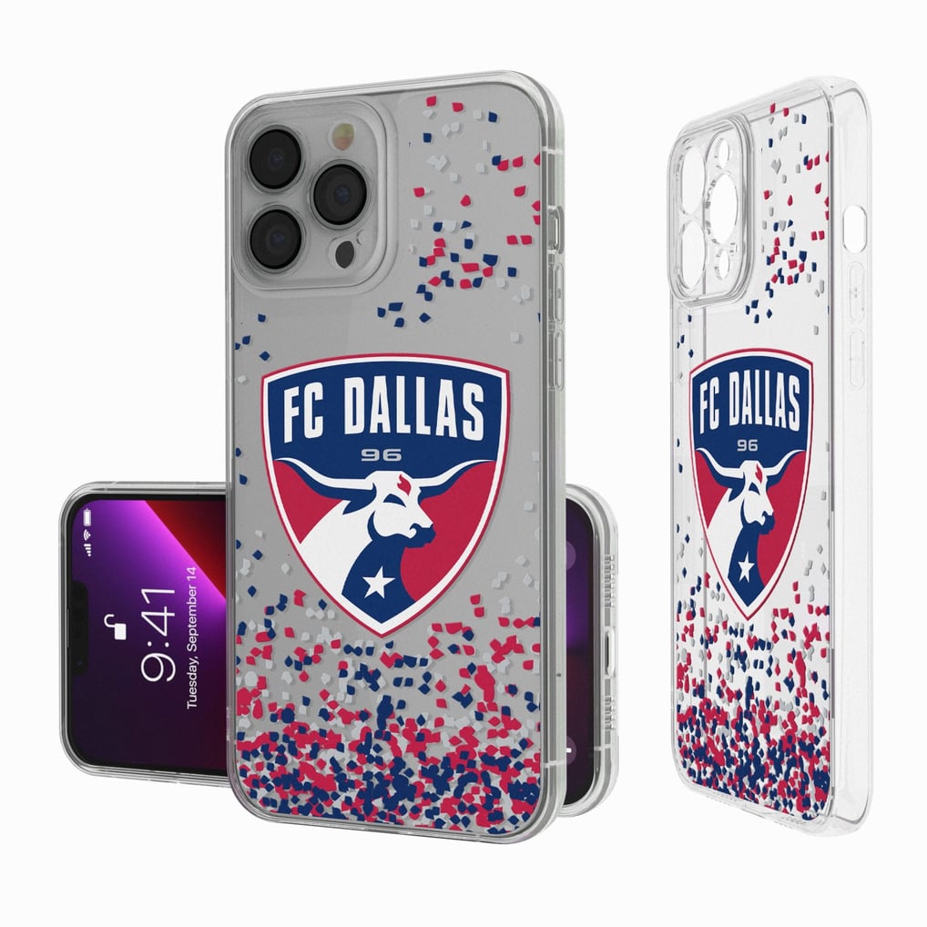 FC Dallas iPhone Confetti Design Clear Case