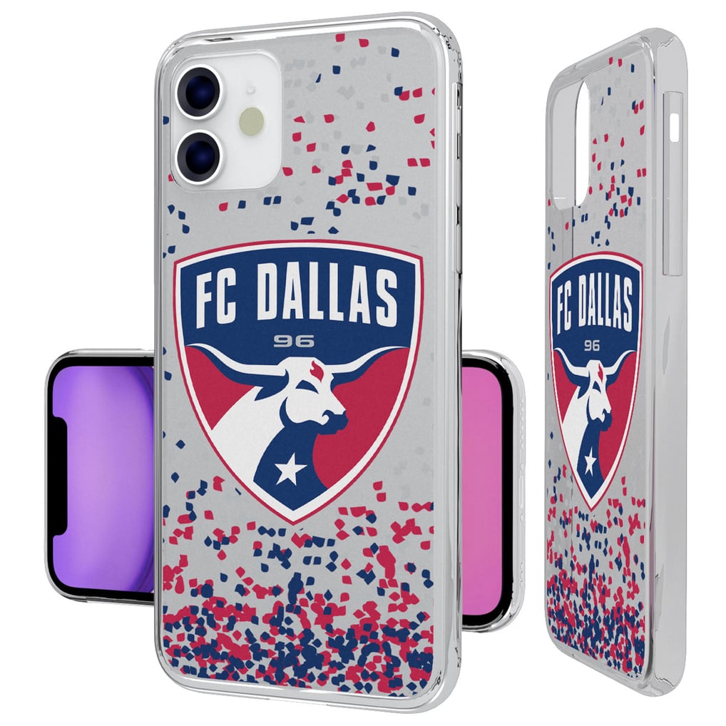 FC Dallas iPhone Confetti Design Clear Case