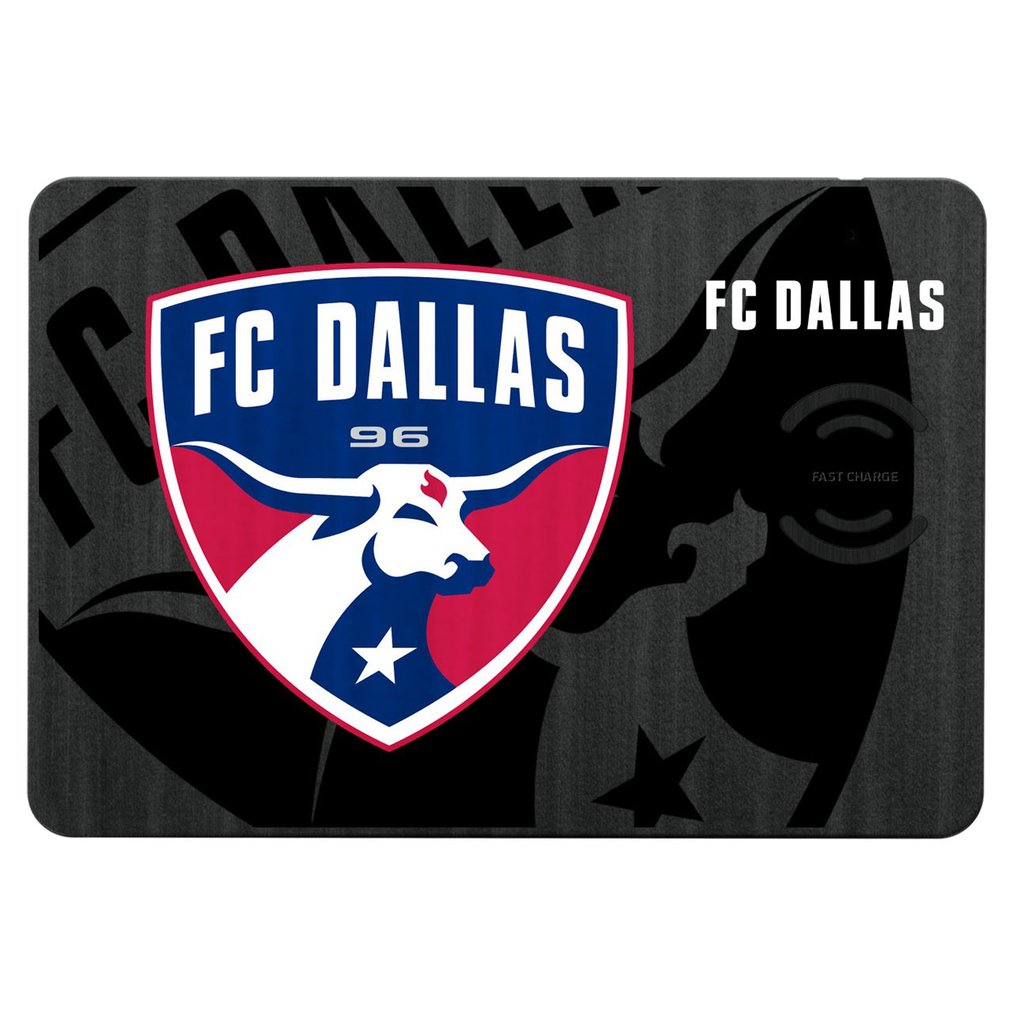 FC Dallas Mono Tilt Logo Wireless Charger & Mouse Pad