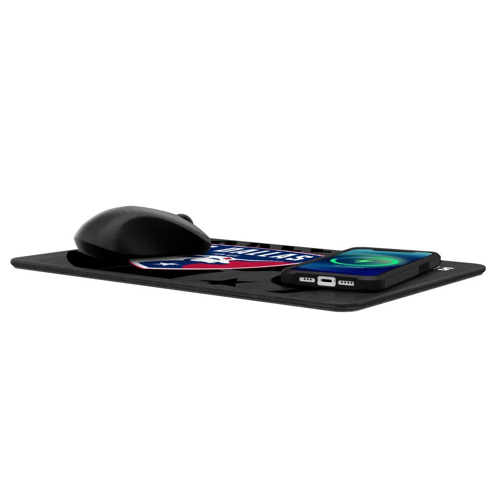 FC Dallas Mono Tilt Logo Wireless Charger & Mouse Pad