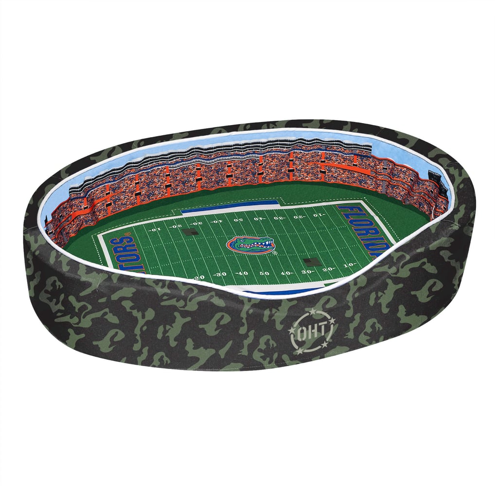 Florida Gators 34'' x 22'' x 7'' Operation Hat Trick Medium Stadium Oval Pet Bed - Camo