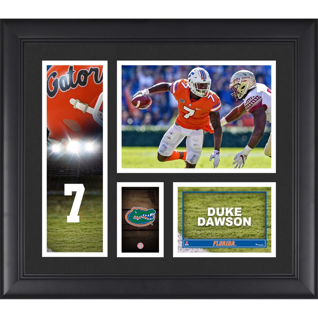 Duke Dawson Florida Gators Fanatics Authentic Framed 15" x 17" Player Collage
