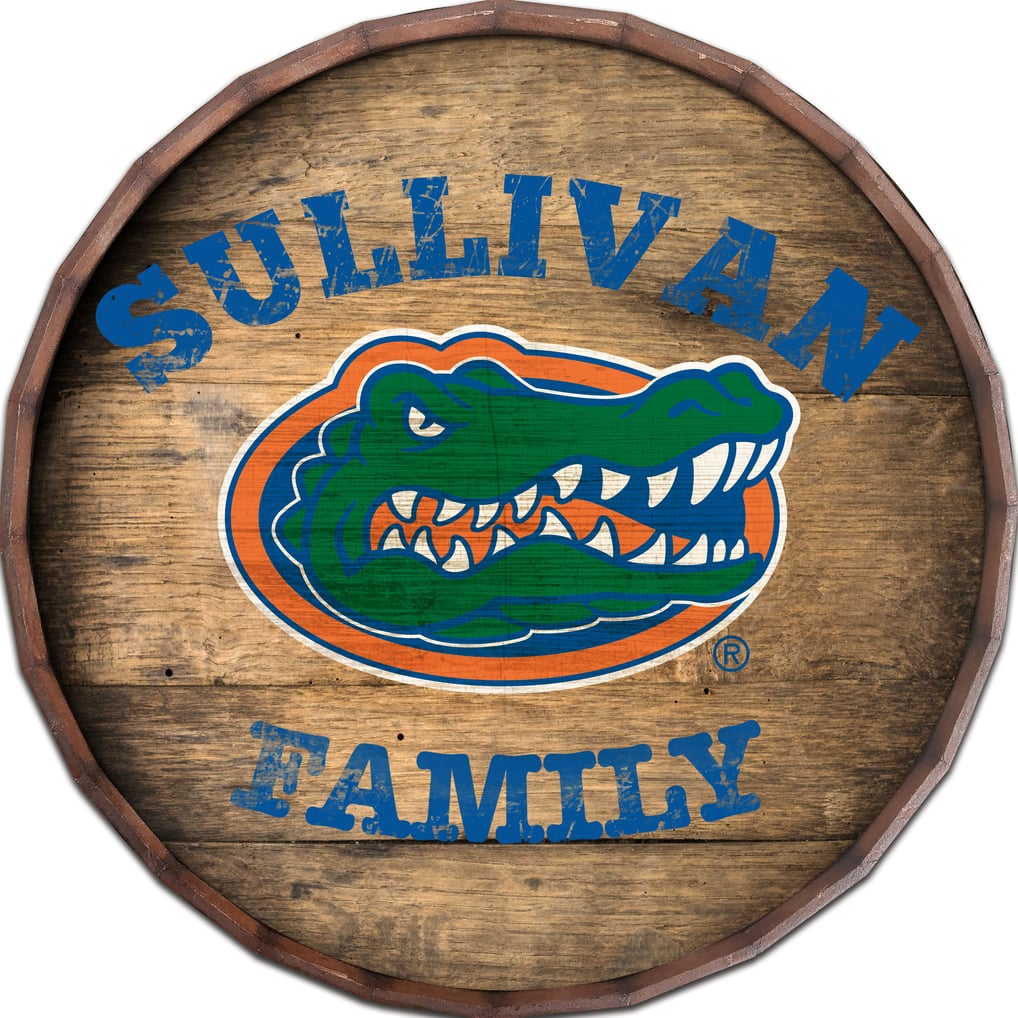 Florida Gators 24" Personalized Barrel Top