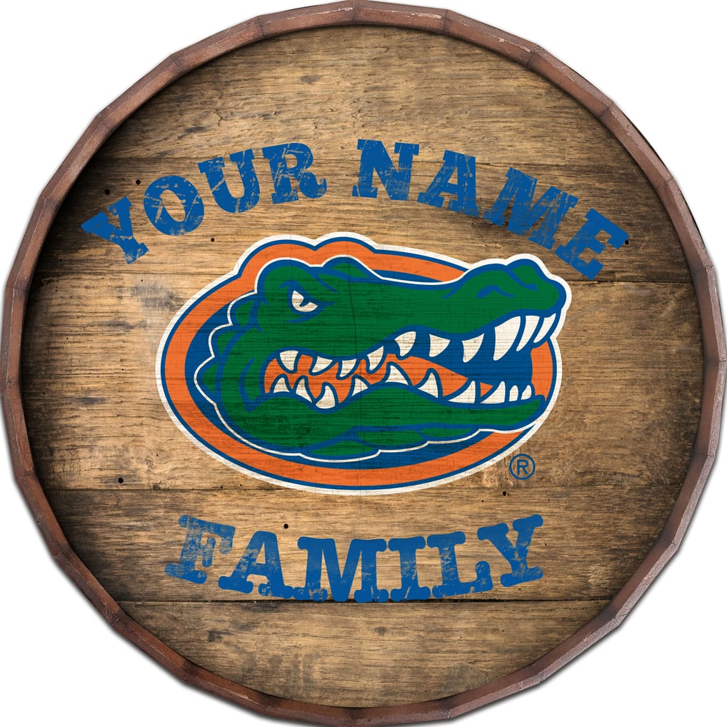 Florida Gators 24" Personalized Barrel Top