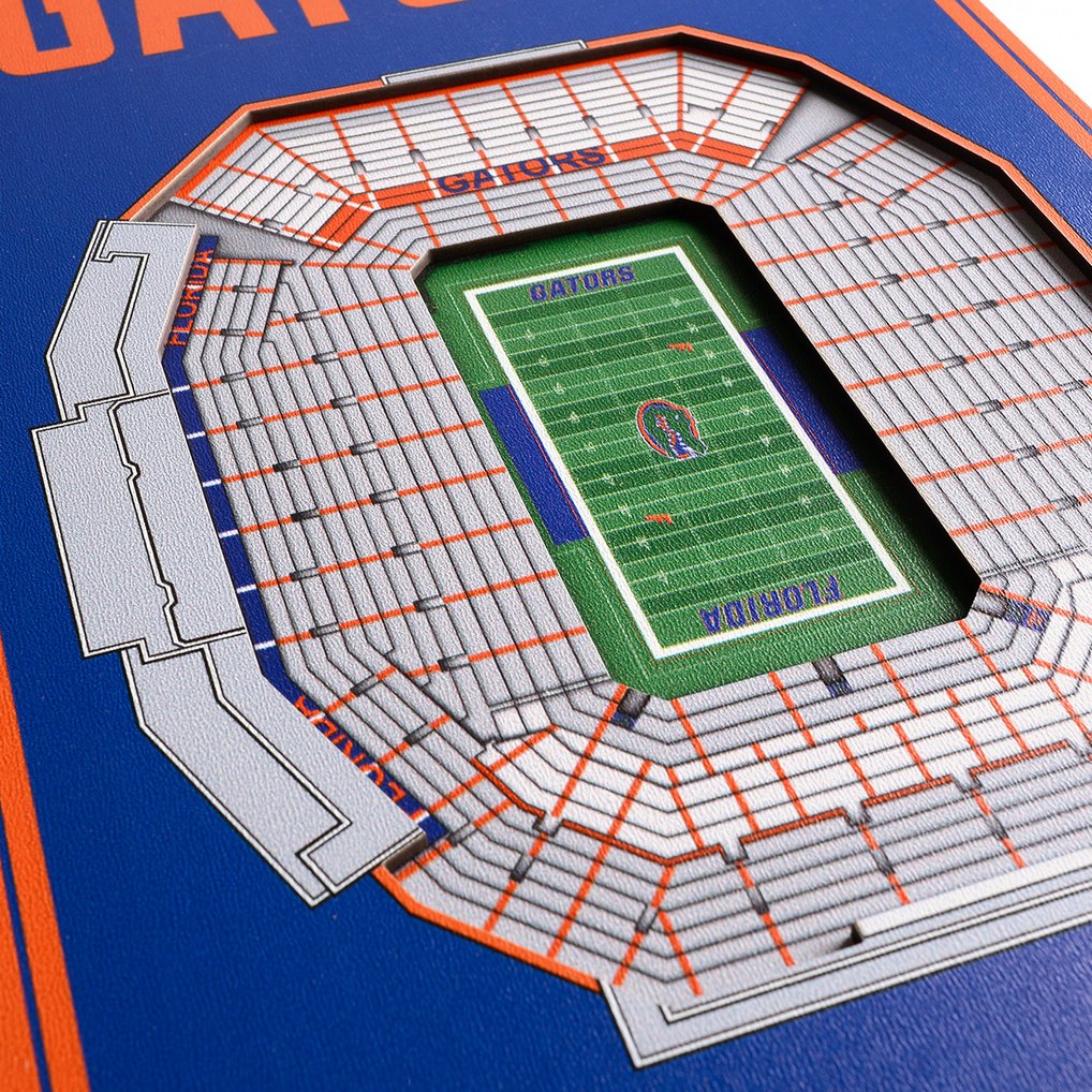 Florida Gators 8'' x 32'' 3D StadiumView Banner