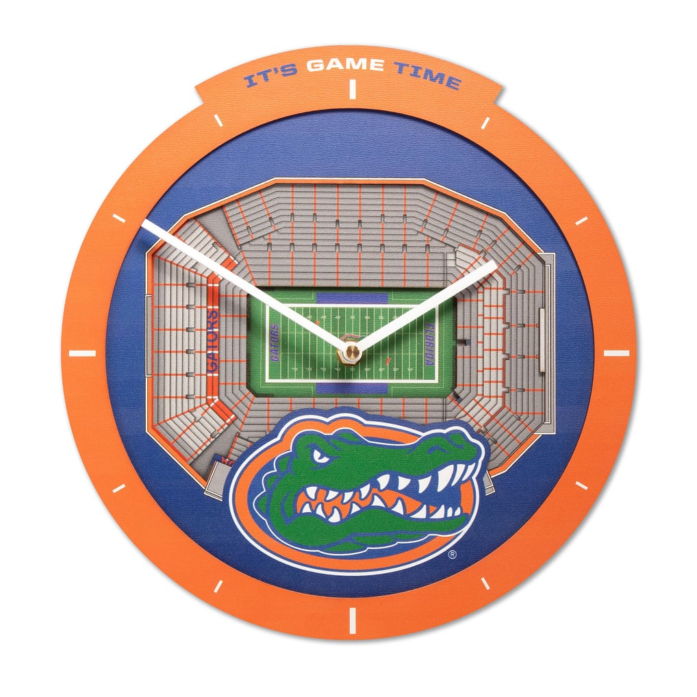 Florida Gators IDNA StadiumView 3D Wall Clock