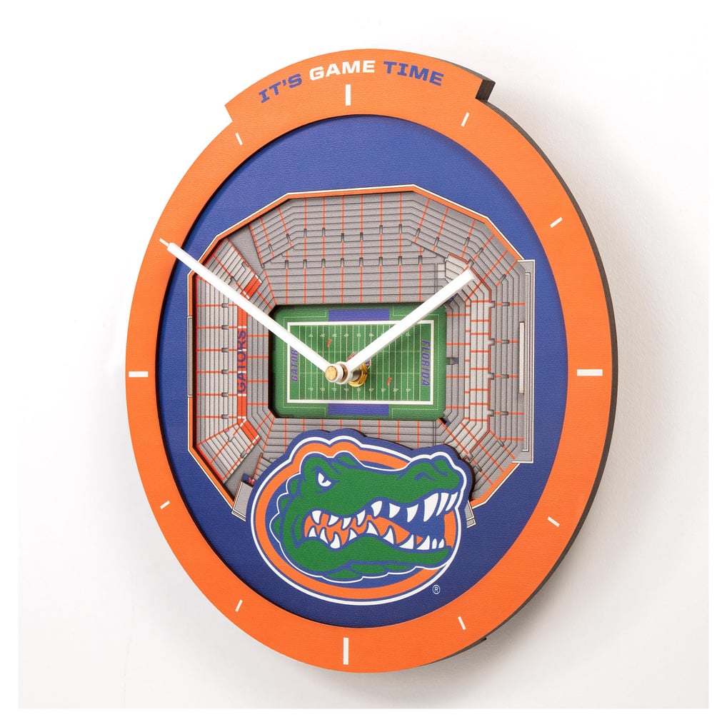 Florida Gators IDNA StadiumView 3D Wall Clock