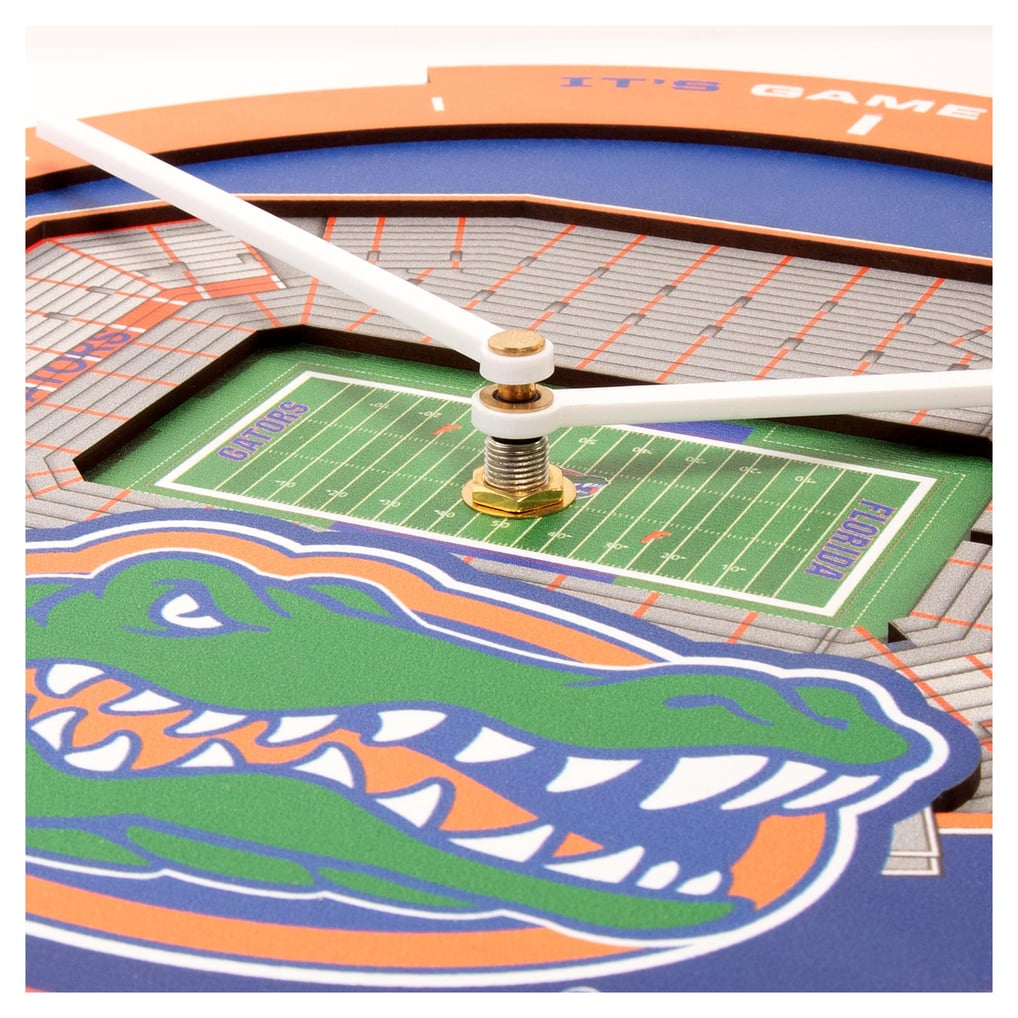 Florida Gators IDNA StadiumView 3D Wall Clock