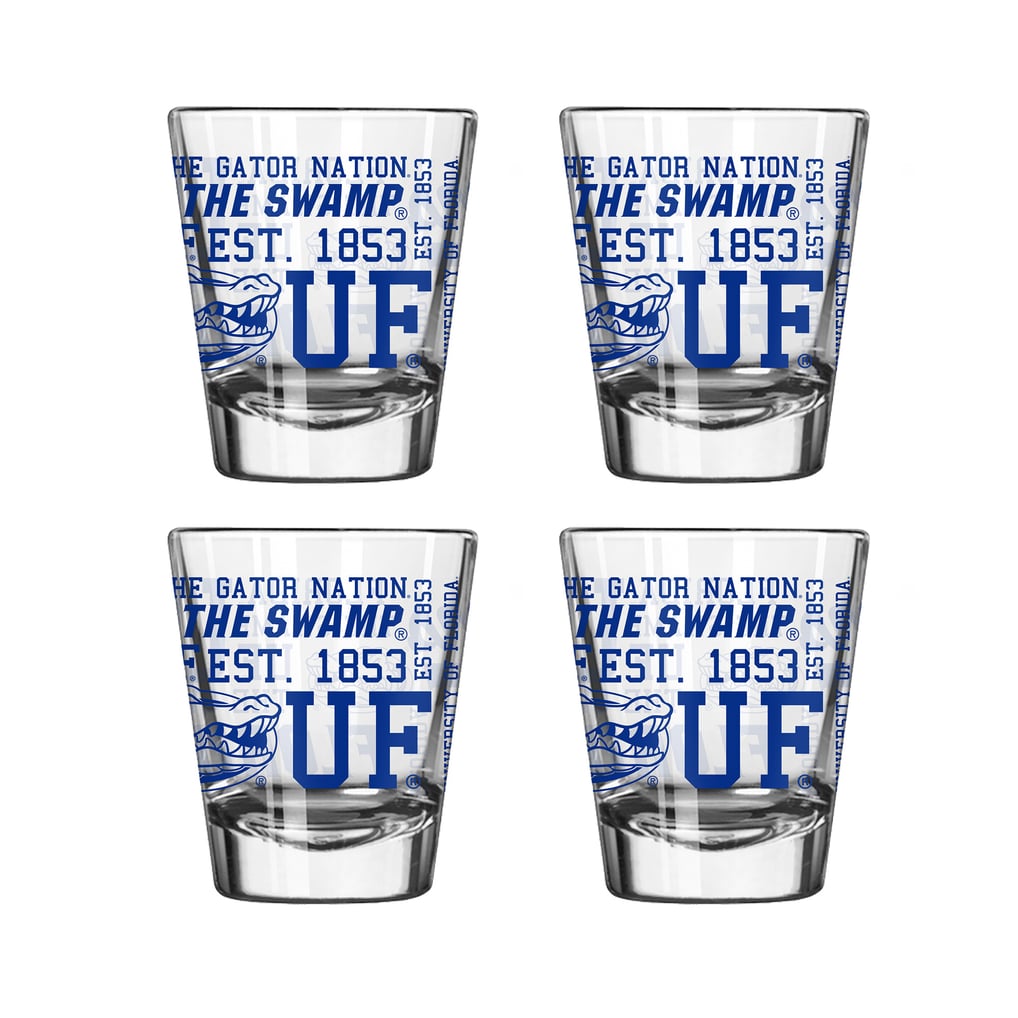 Florida Gators Logo Brands 4-Pack 2oz. Shot Glass Set