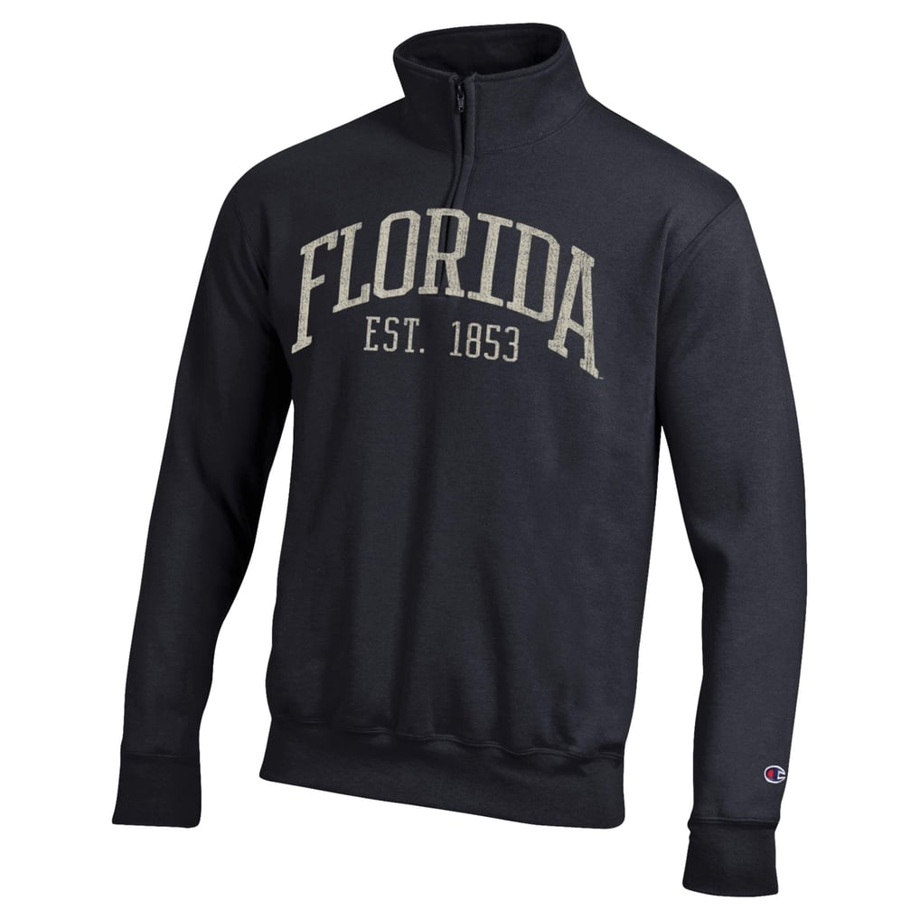  Florida Gators Champion Powerblend Quarter-Zip Pullover - Black