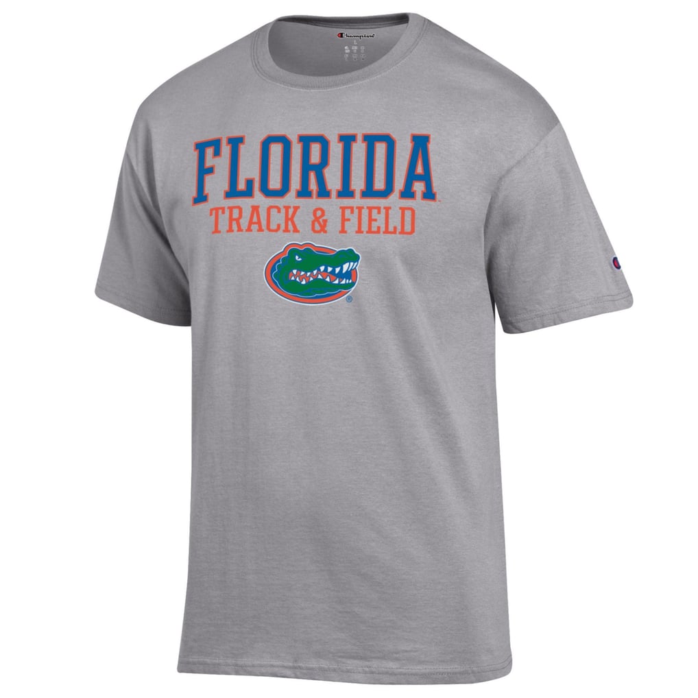 Florida Gators Champion Track & Field Stack Logo T-Shirt - Gray