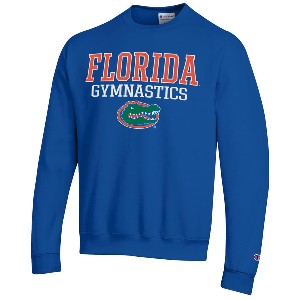  Florida Gators Champion Gymnastics Stack Powerblend Pullover Sweatshirt - Royal