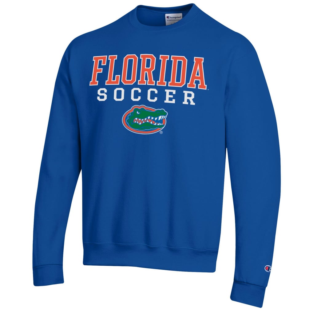 Florida Gators Champion Soccer Stack Logo Powerblend Pullover Sweatshirt - Royal
