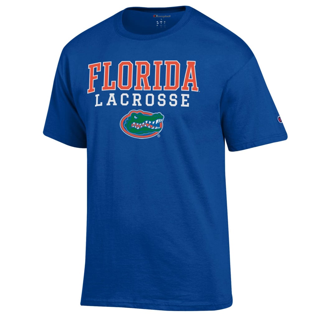 Florida Gators Champion Stack Logo Lacrosse Powerblend T-Shirt - Royal