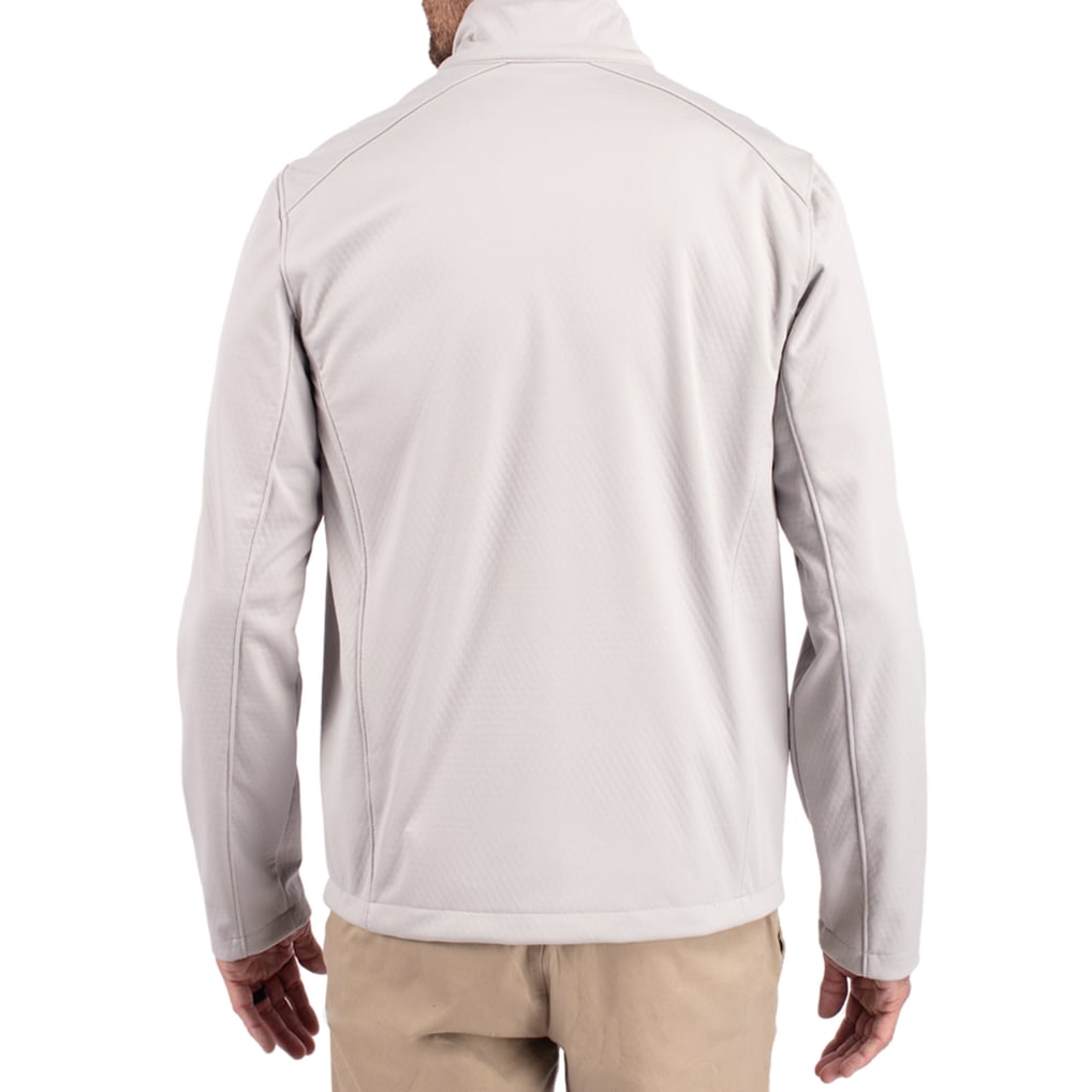Florida Gators Cutter & Buck Evoke Eco Softshell Recycled Full-Zip Jacket - Gray